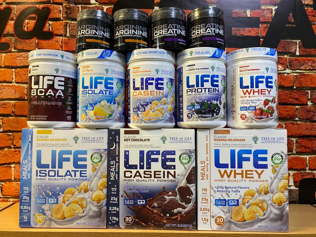 Поступление: Tree of Life Creatine, Isolate, Casein, Protein, Whey Protein, Arginine, BCAA