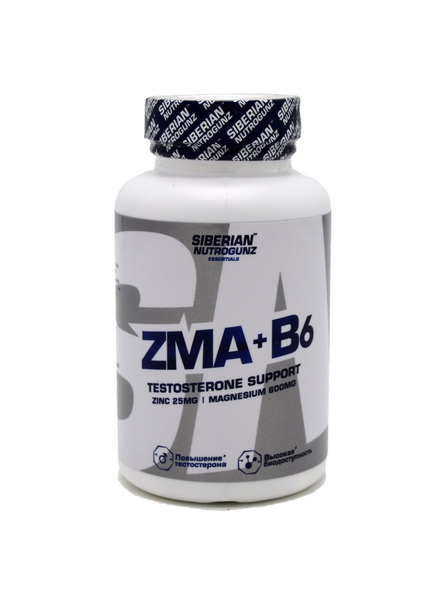 Siberian Nutrogunz ZMA + B6 - 60 кап.