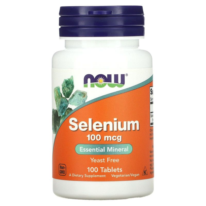 NOW Selenium 100 мкг. - 100 таб.