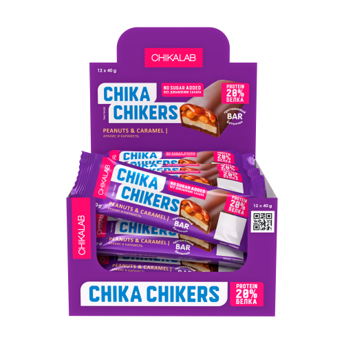 ChikaLab Chika Chikers BAR - 40 гр. (Арахис и карамель)
