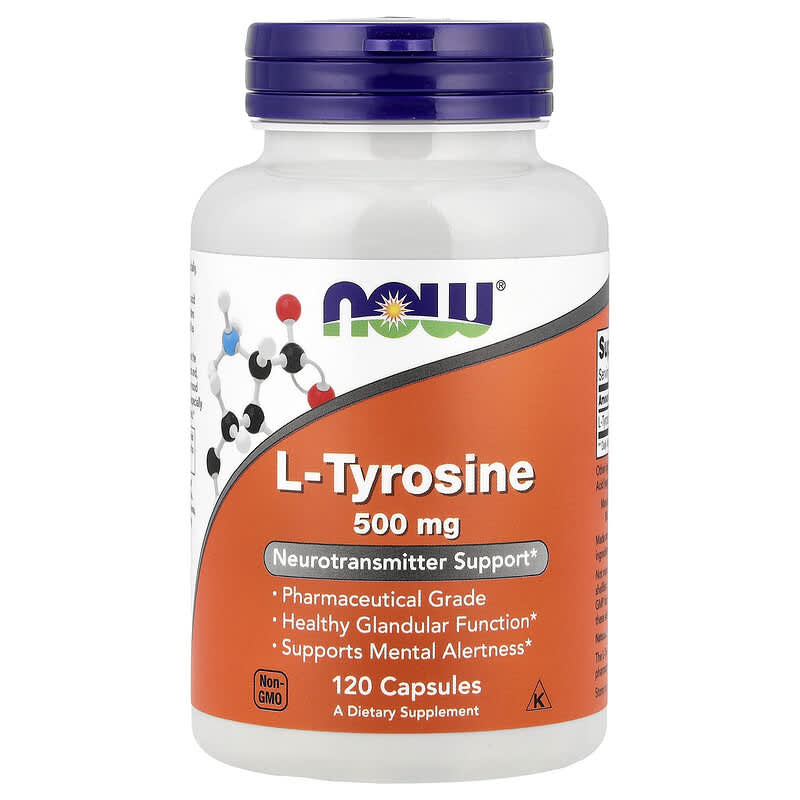 NOW L-Tyrosine 500 мг - 120 кап.