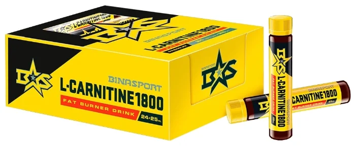 Binasport L-carnitine - 25 мл. амп.(Вишня)