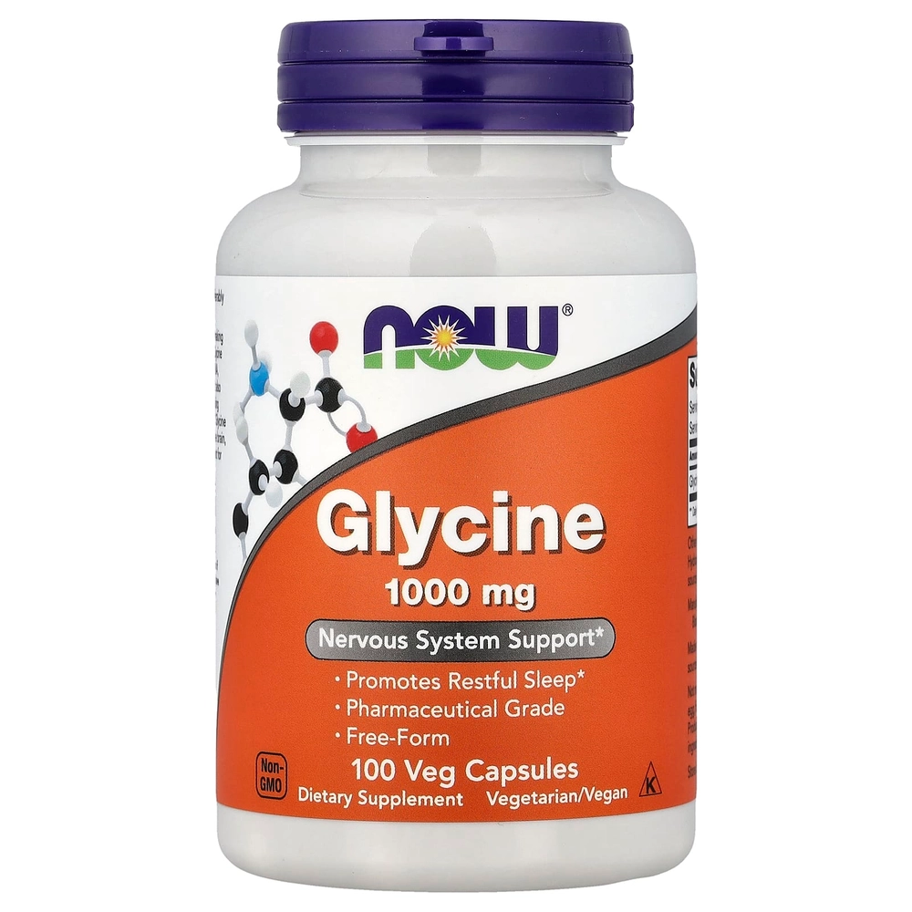 NOW Glycine 1000 мг. -  100 кап.